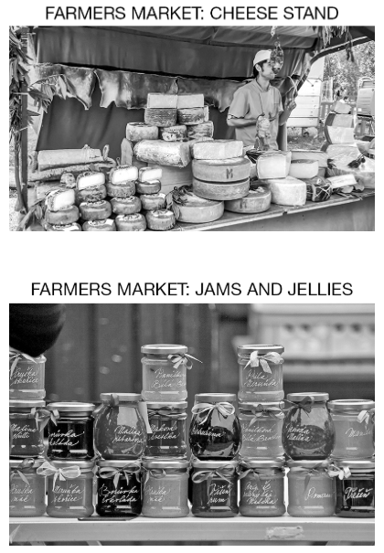 <p><span><span>Which of the following best explains the economic advantage of the type of farm-produced goods shown in the images?</span></span></p>