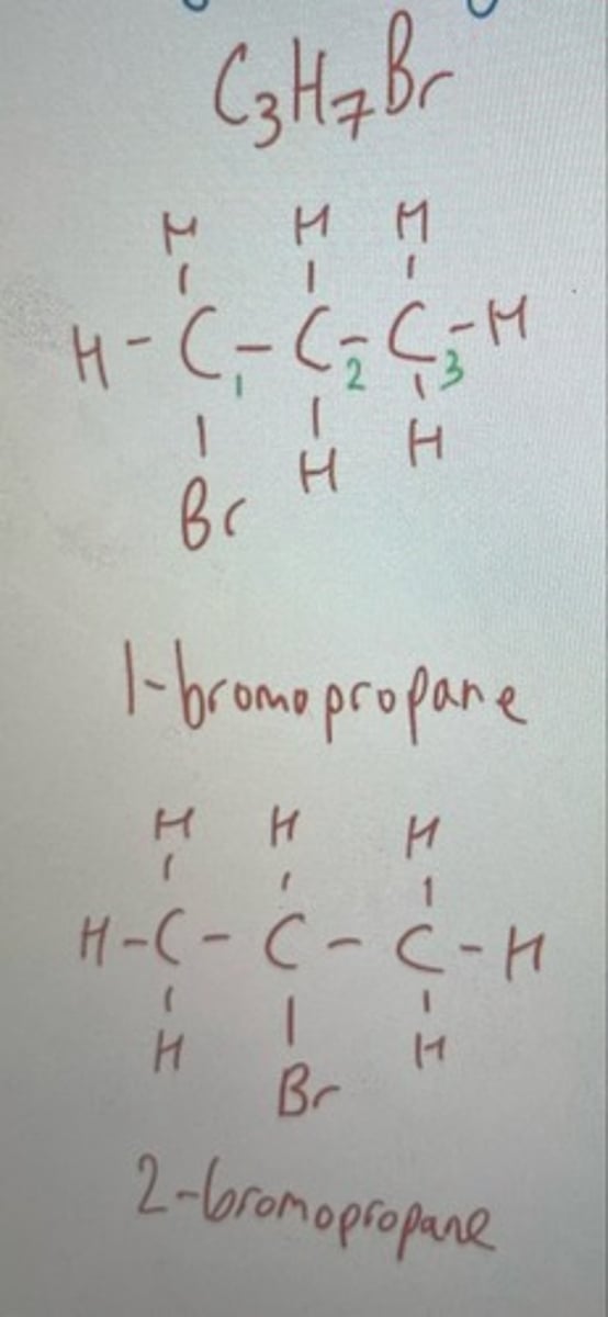 <p>Positional isomer of 1-bromo-propane</p>