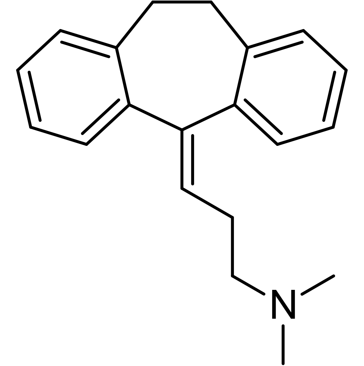 <p>Amitriptyline - how many H bond acceptors + H bond donors does it have?</p>