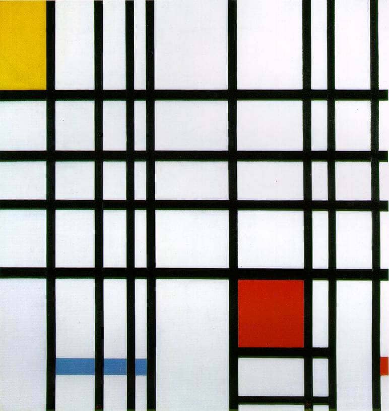 <p>Composition with Red, Yellow and Blue</p>