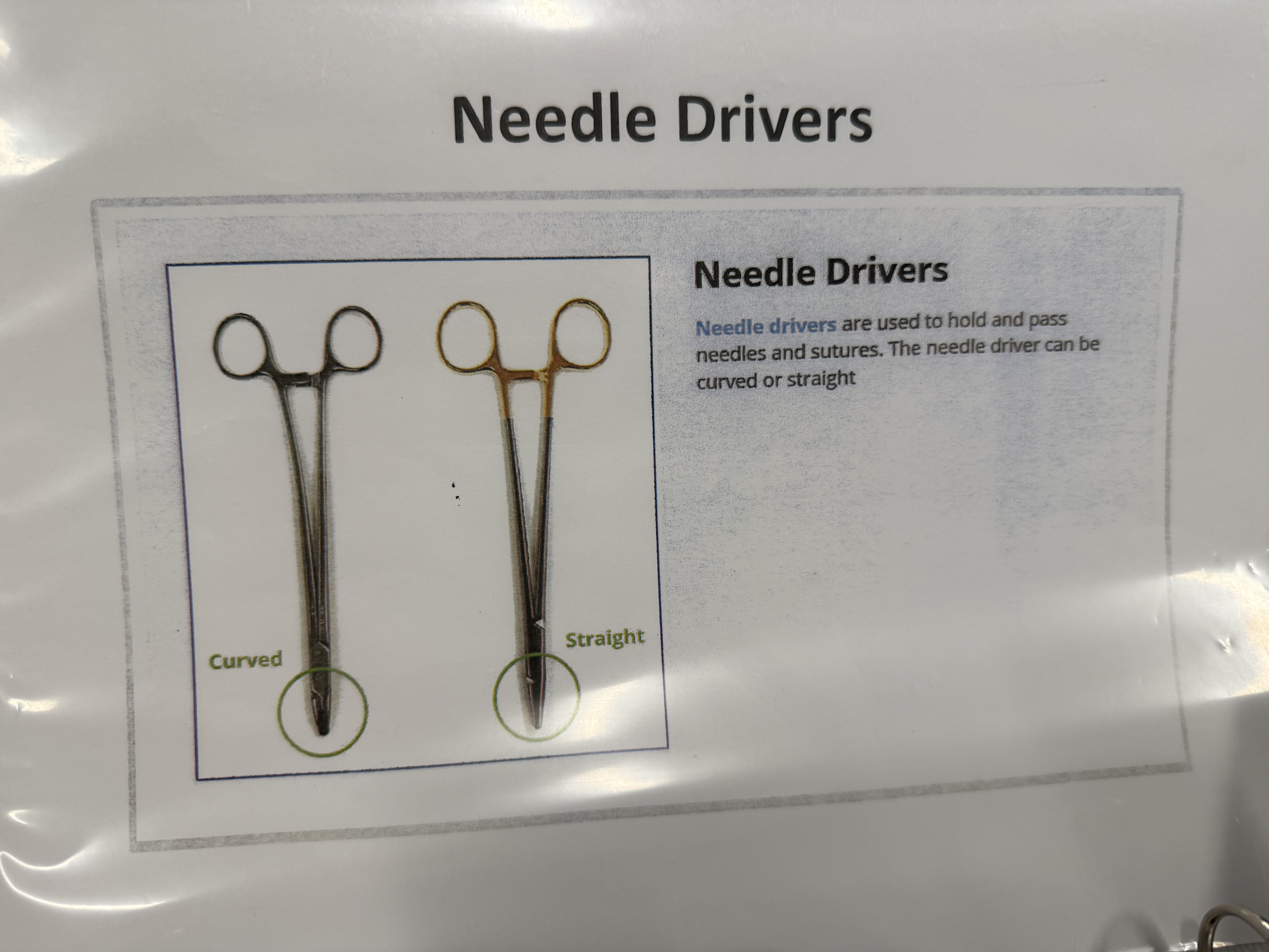 <p>Needle driver</p>