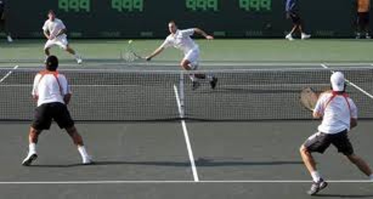 <p>doubles (tennis)</p>