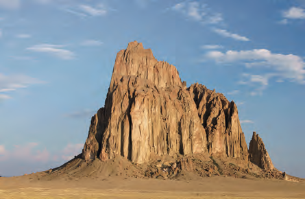 <p><span style="background-color: transparent;"><span>火山活動結束後，原火山通道的岩漿冷卻成堅硬岩體；外側鬆散物質被侵蝕後，殘留的岩柱。</span></span></p>
