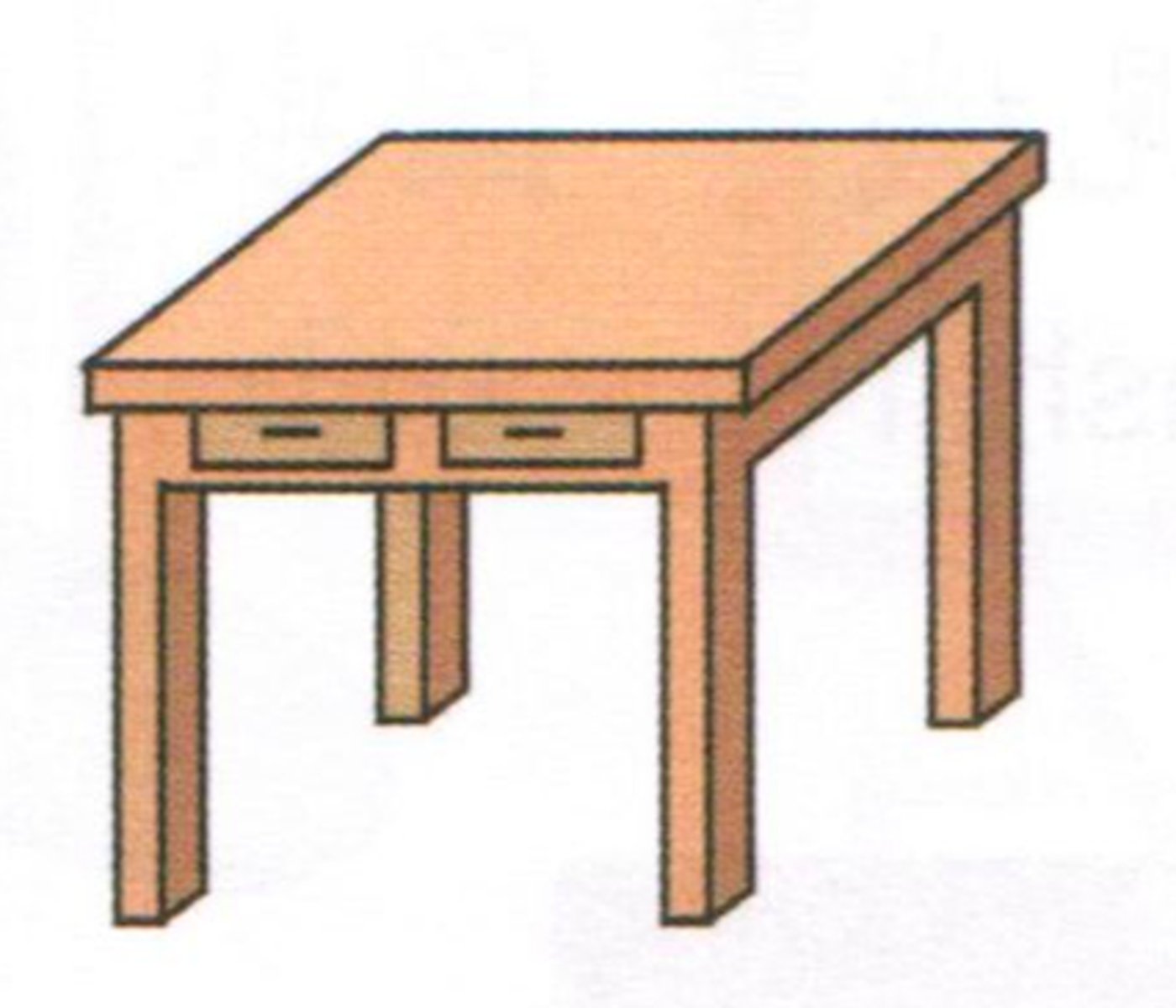 <p>zhuō zi - desk, table - cái bàn</p><p>我家也有桌子和意足</p>