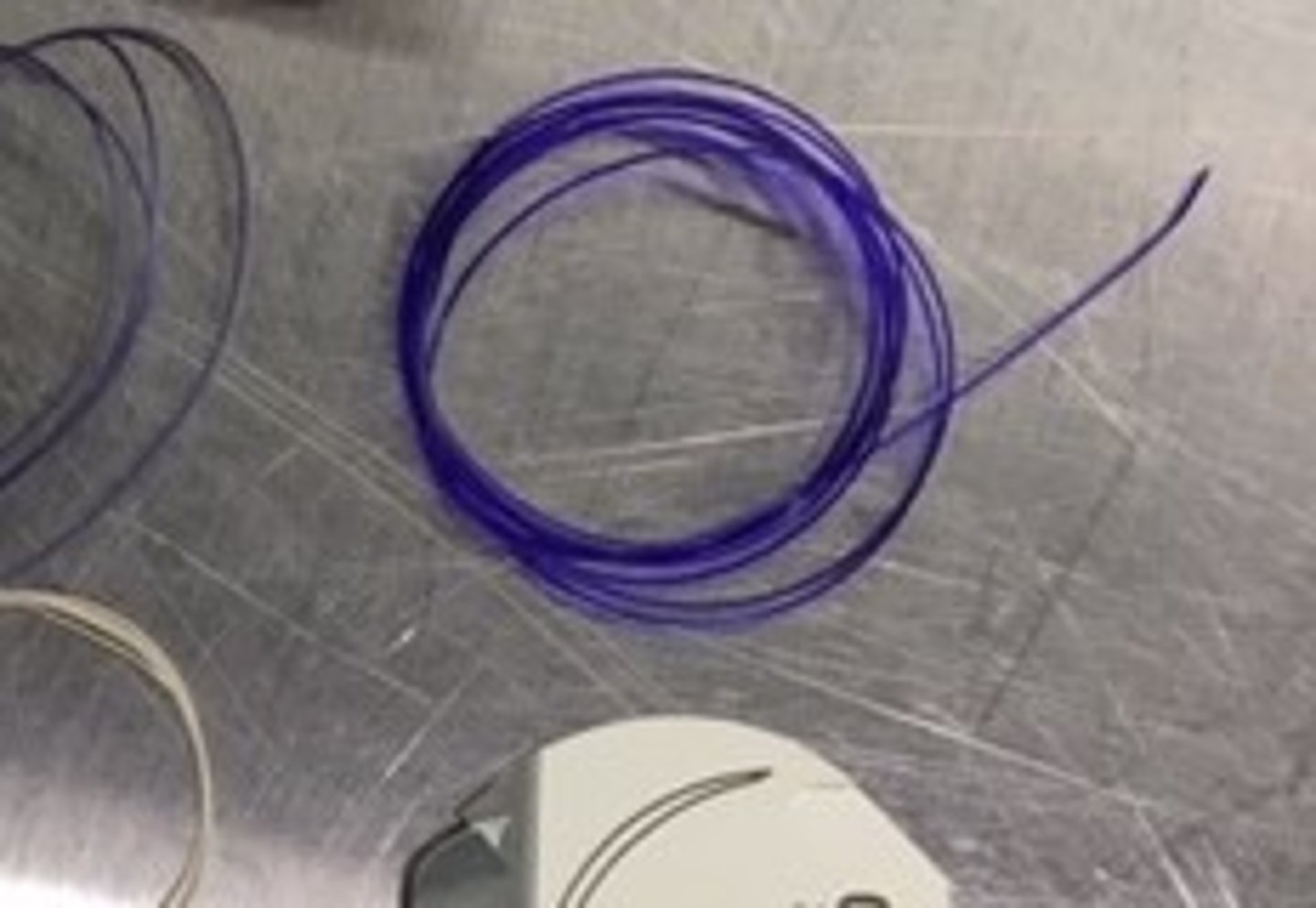 <p>Which suture type?</p><p>synthetic</p><p>absorbable</p><p>monofilament</p><p>poor knot security, difficulty to tie</p><p>tensile strength decreases 25% every 2 weeks</p><p>Used in "tissue under tension" and contaminated wounds</p>