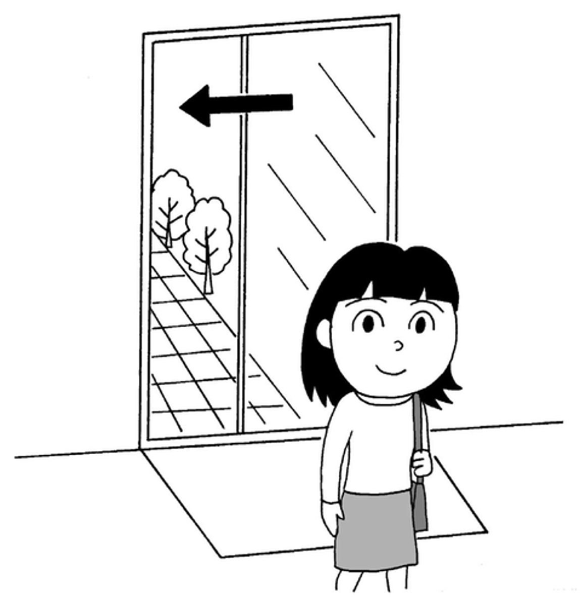 <p>something closes (intransitive) (e.g. the window closes)</p>