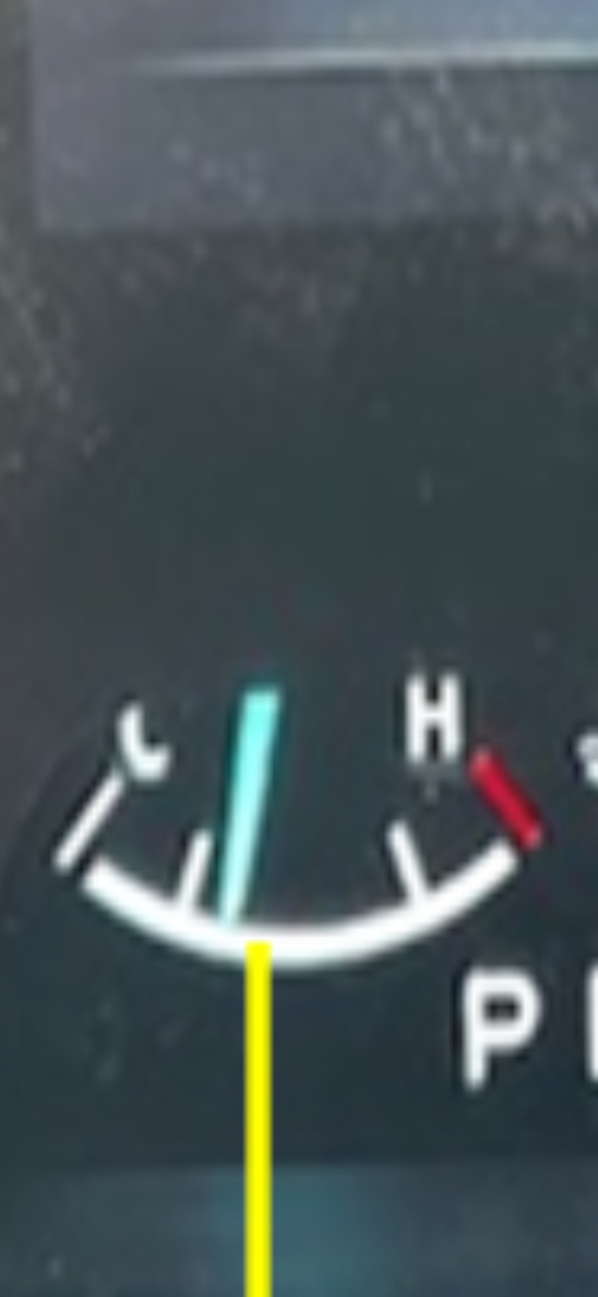 <p>What is the temperature gauge?</p>