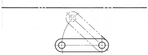 indicate alternate position of movable part/object
