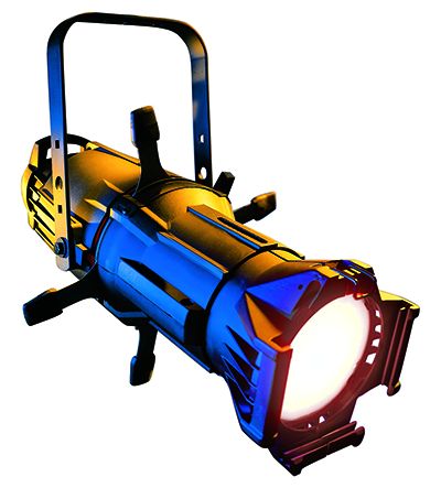 <p>a type of stage lighting instrument, named for the ellipsoidal reflector used to collect and direct the light through a barrel that contains a lens or lens train.</p>