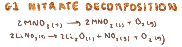 <p>Brown toxic fumes from nitrogen dioxide</p>