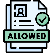 <p>You allowed/permitted</p>