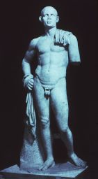 <p>Heroized statue of a Roman</p>