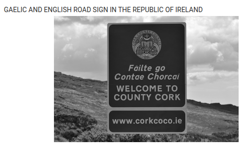 <p>Which of the following best explains how the English language diffused to the location shown in the image?</p>