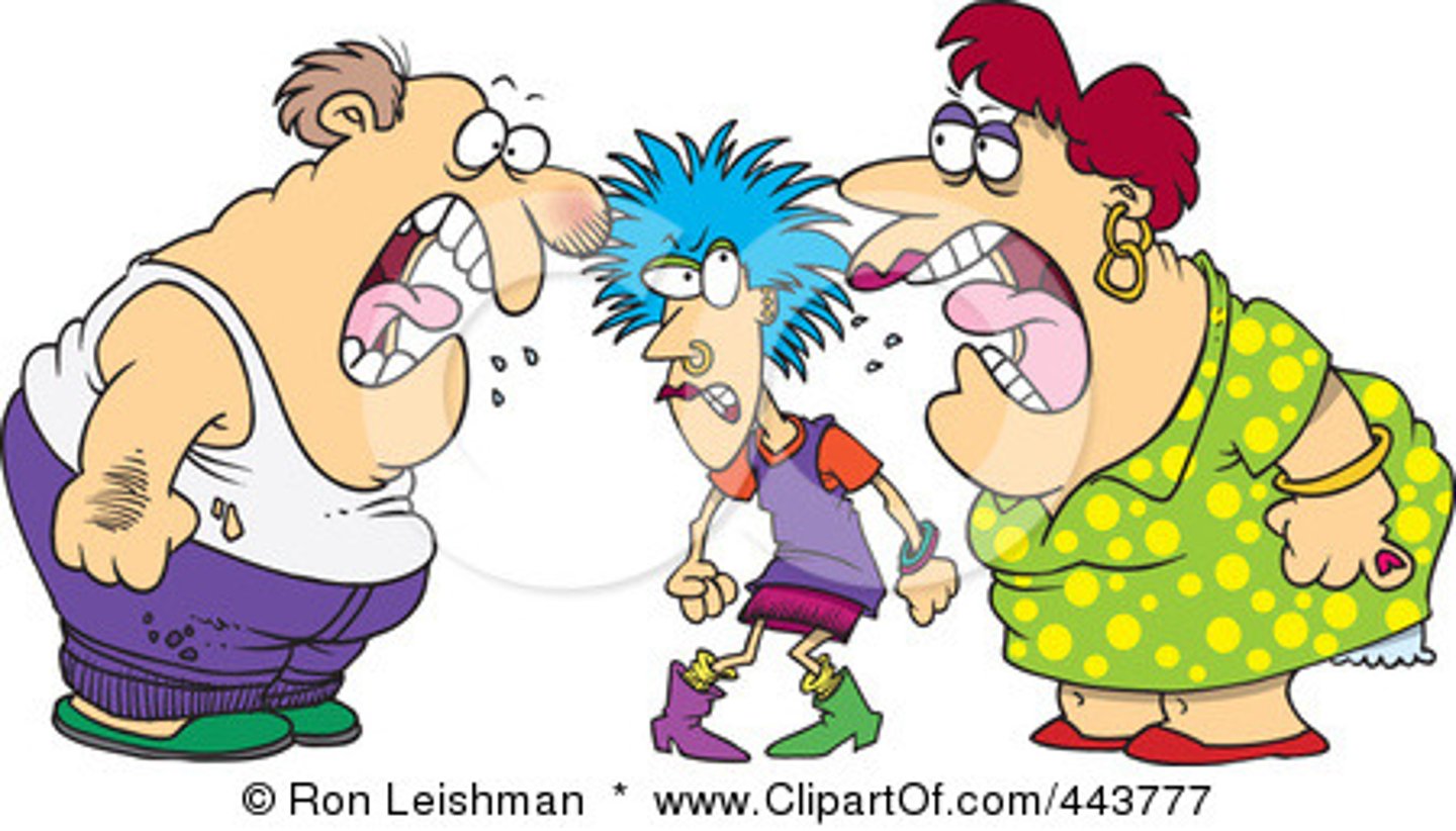 <p>A family that provides a negative environment that discourages the growth and development of family members.</p>