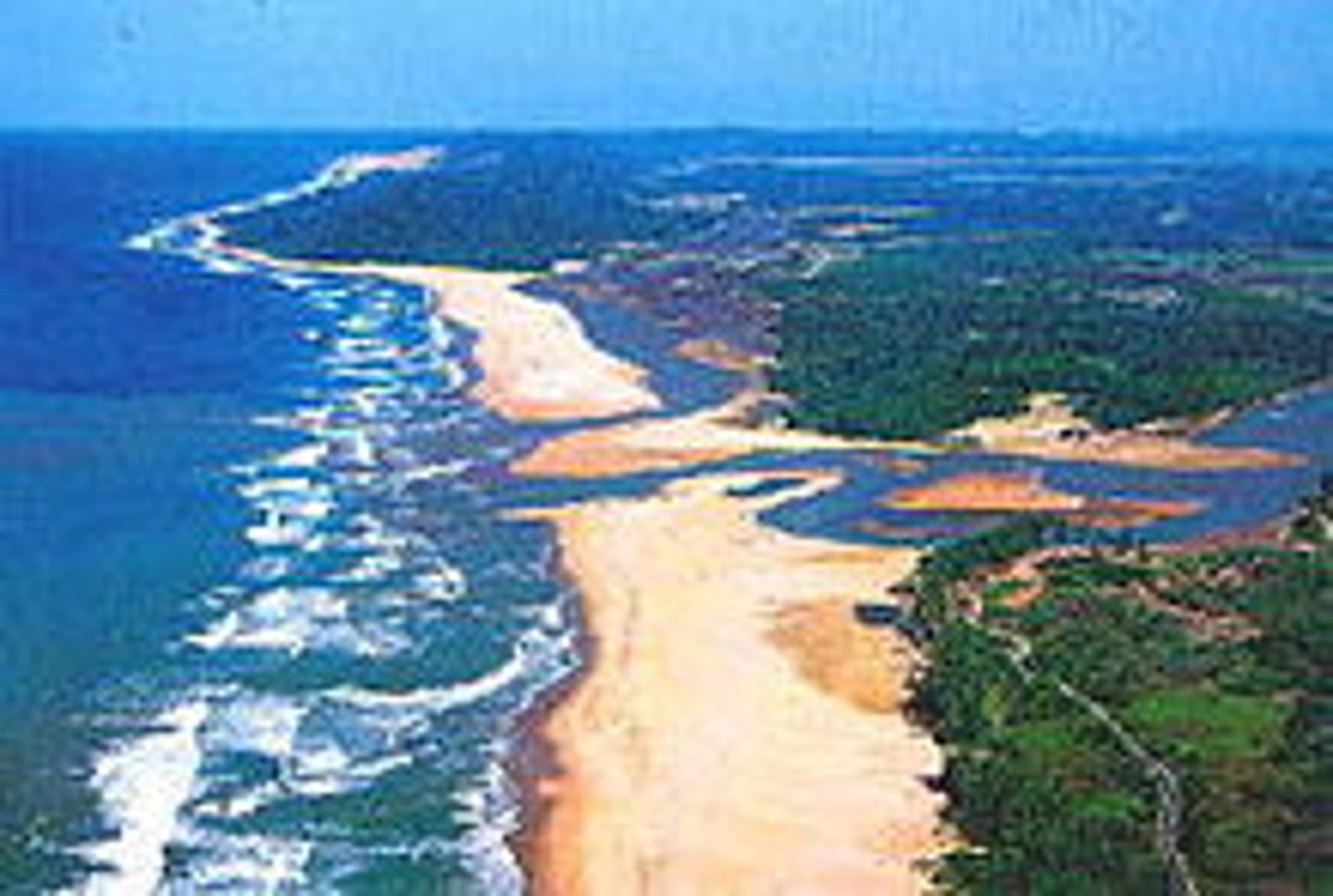 <p>tidal; it rises and falls each day</p>