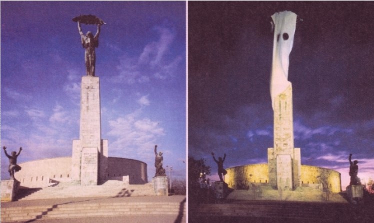 <p>St.Auby Tamas – Lorinczy ,Lorrensy” Julia projektje – A szabadság lekének szobra, 1991</p>