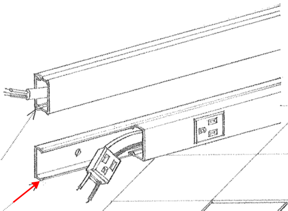 <p><span>Surface mounted Raceway designed to house and electrical wires for a circuit and series of receptacles</span></p>