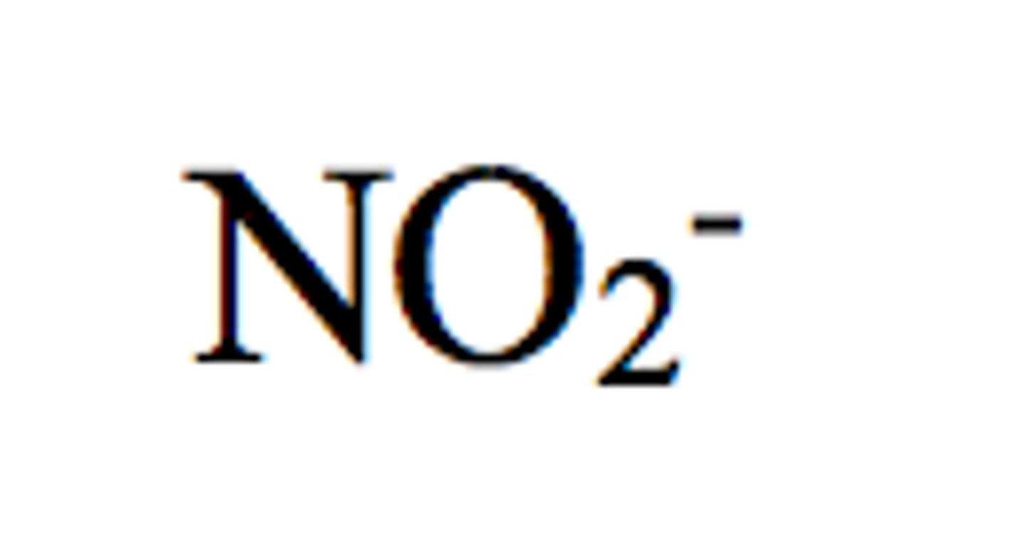 <p>NO2 -</p>