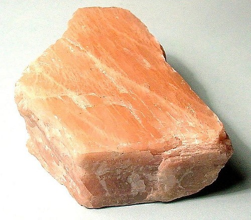 Luster: non-metallic
Hardness: 7
Breakage: cleavage
Streak: no streak
Color: peachy