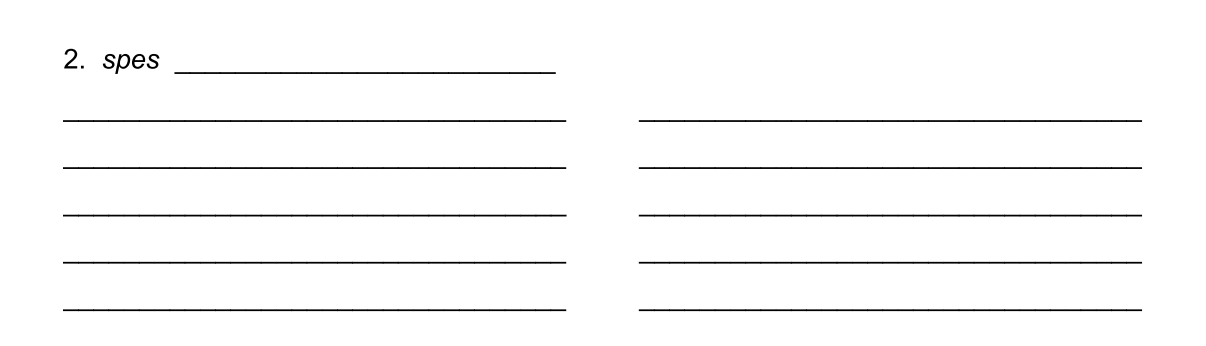<p>Give the declension of each noun and decline it:</p>