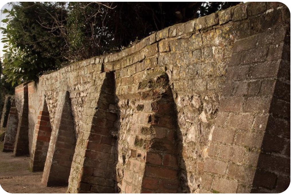 Masonry reinforcement applied to a wall to provide additional Support