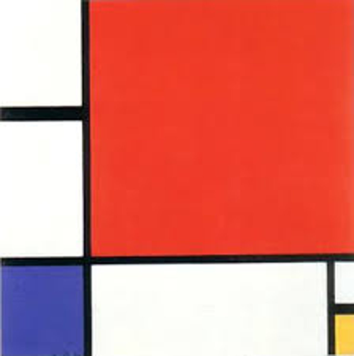 <p>Artist: Piet Mondrian<br>Period: De Stijl<br>Dates: 1930 C.E.<br>Culture: Netherlands<br>Material: Oil on canvas</p>