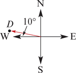 <p>state the three-figure bearing of each of the points A, B, C, and D</p>