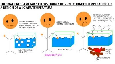 <p>Energy that causes a change in temperature.</p>