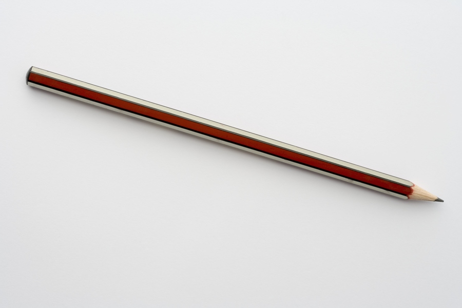 <p>a writing instrument consisting of a thin stick of graphite or a similar substance encased in wood or plastic, used for drawing or writing. </p>