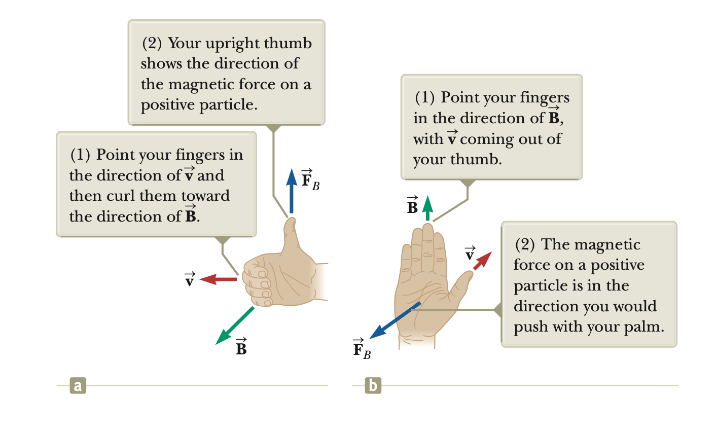 *You can use your left for electrons!