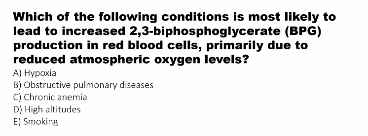 <p>D) </p><p>in fact, all of these, except A, favor the T state. </p>