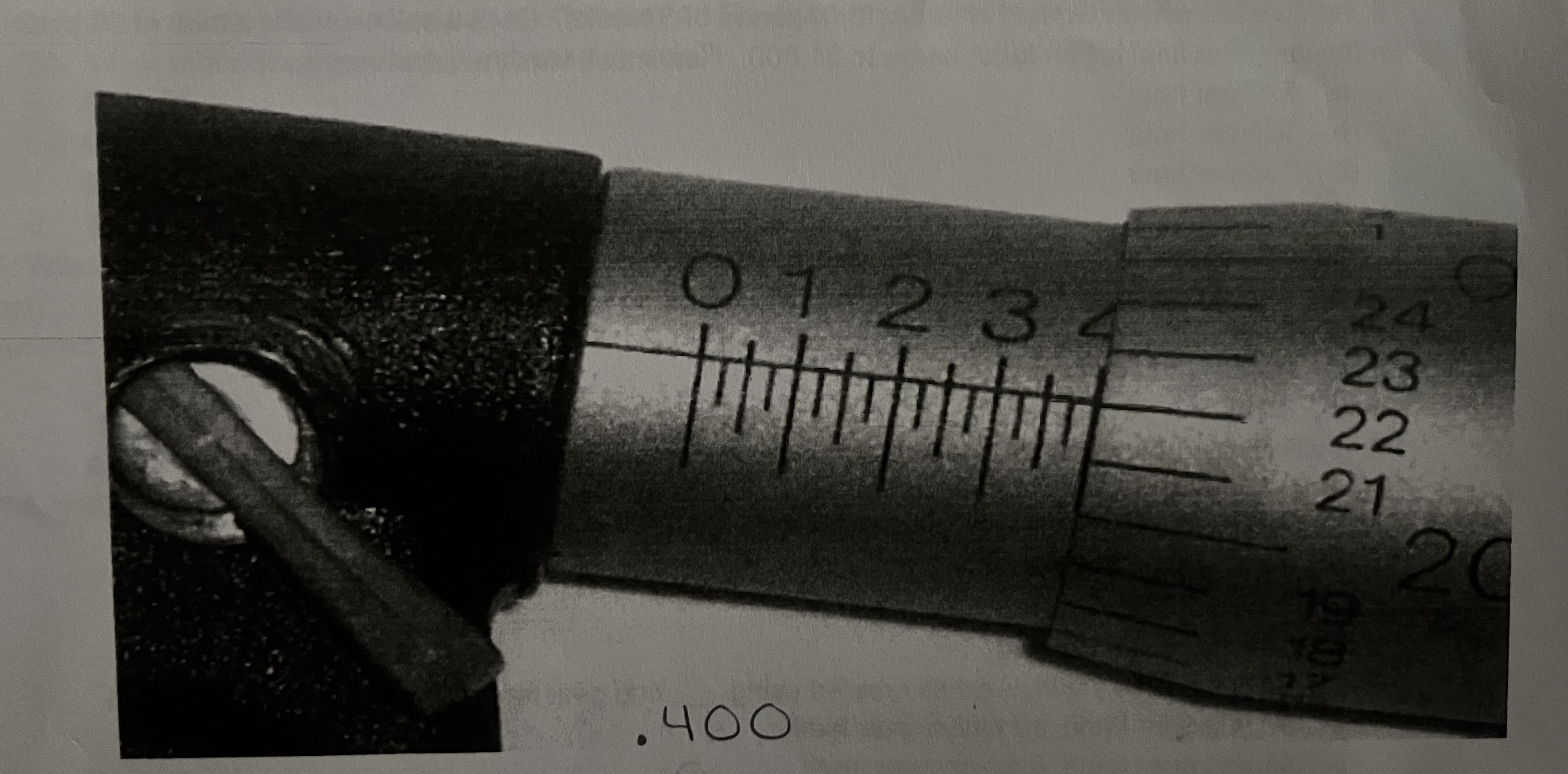 <p>What is the reading of this micrometer?</p><p>a. 4.220”</p><p>b. .497”</p><p>c. .422”</p><p>d. .387”</p>