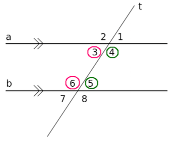 <p>Angles that lie on the same side of the transversal and inside the two lines.</p>
