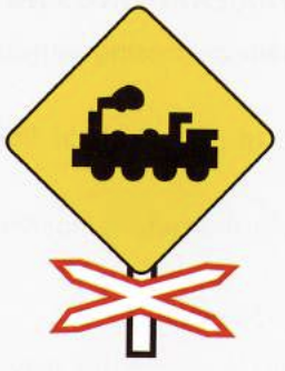 <p>Ungated Railway Crossing</p>