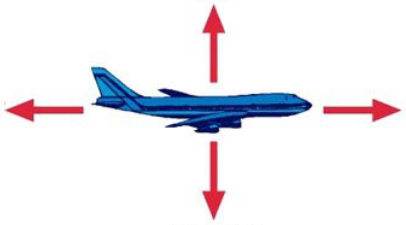 <p><strong>Label the forces <em>(the aeroplane is moving to the right)</em></strong></p>