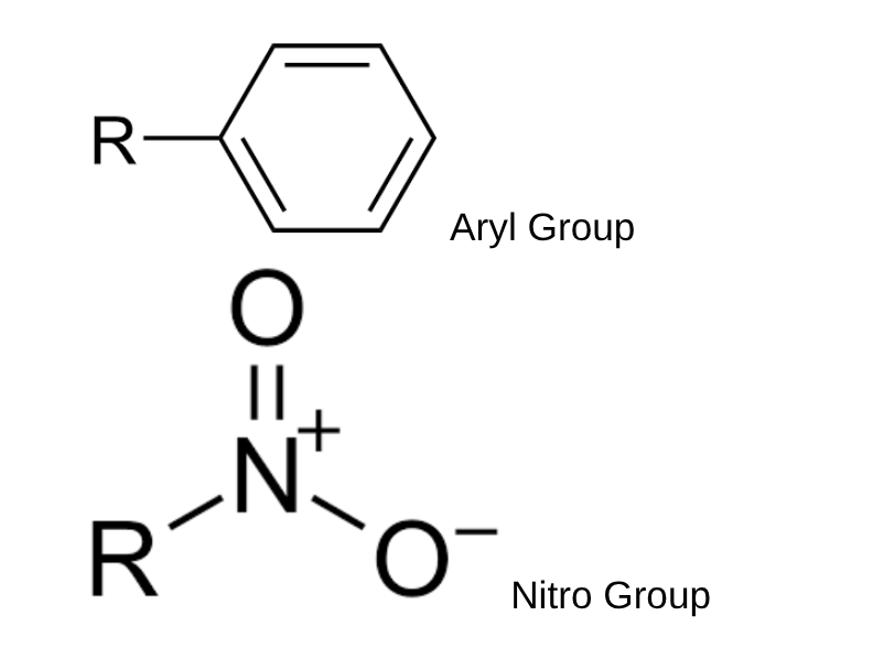 <p>—Ar, —NO2</p>