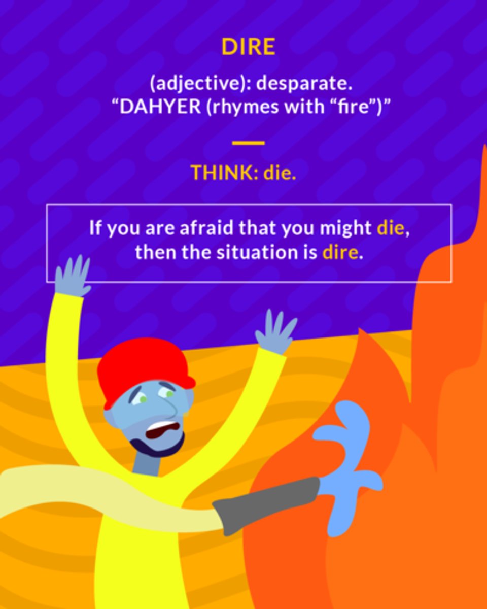 <p>(adj.) desparate</p>