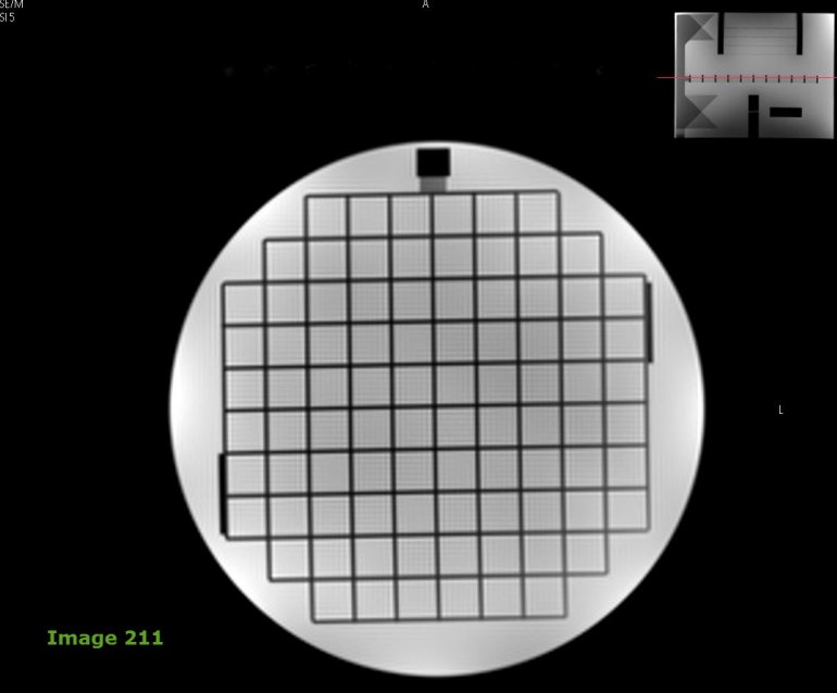 <p><strong>In acquiring ACR QA data, Image 211 is used to evaluate for what quality measure?</strong></p>