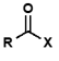 <p>C/H on ketone/aldehyde is replaced by heteroatom</p>