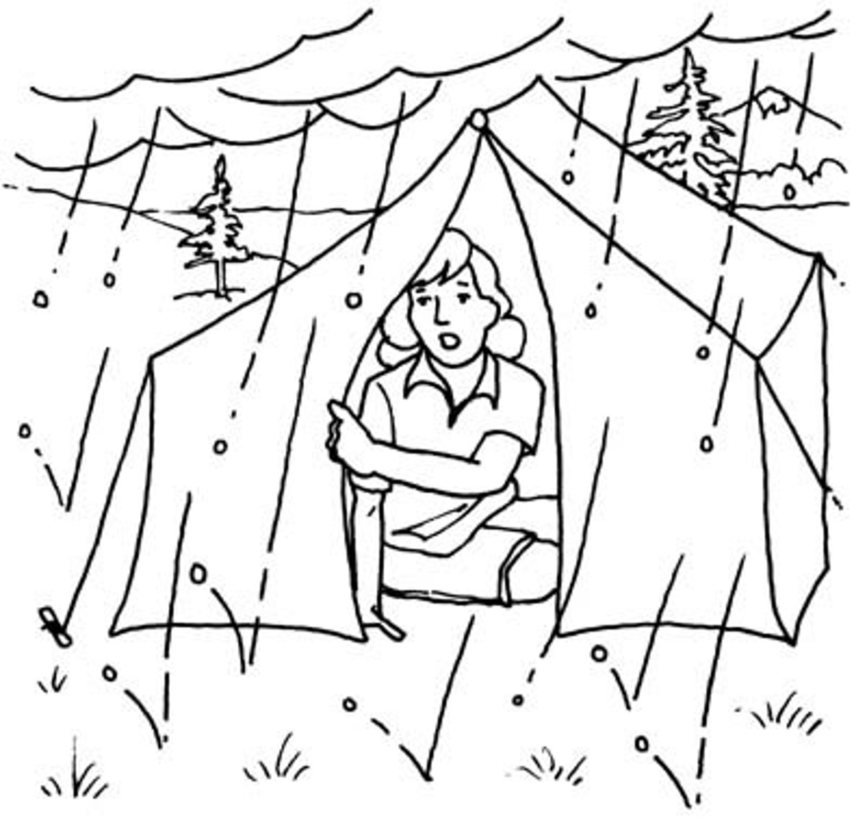 <p>to take shelter</p>