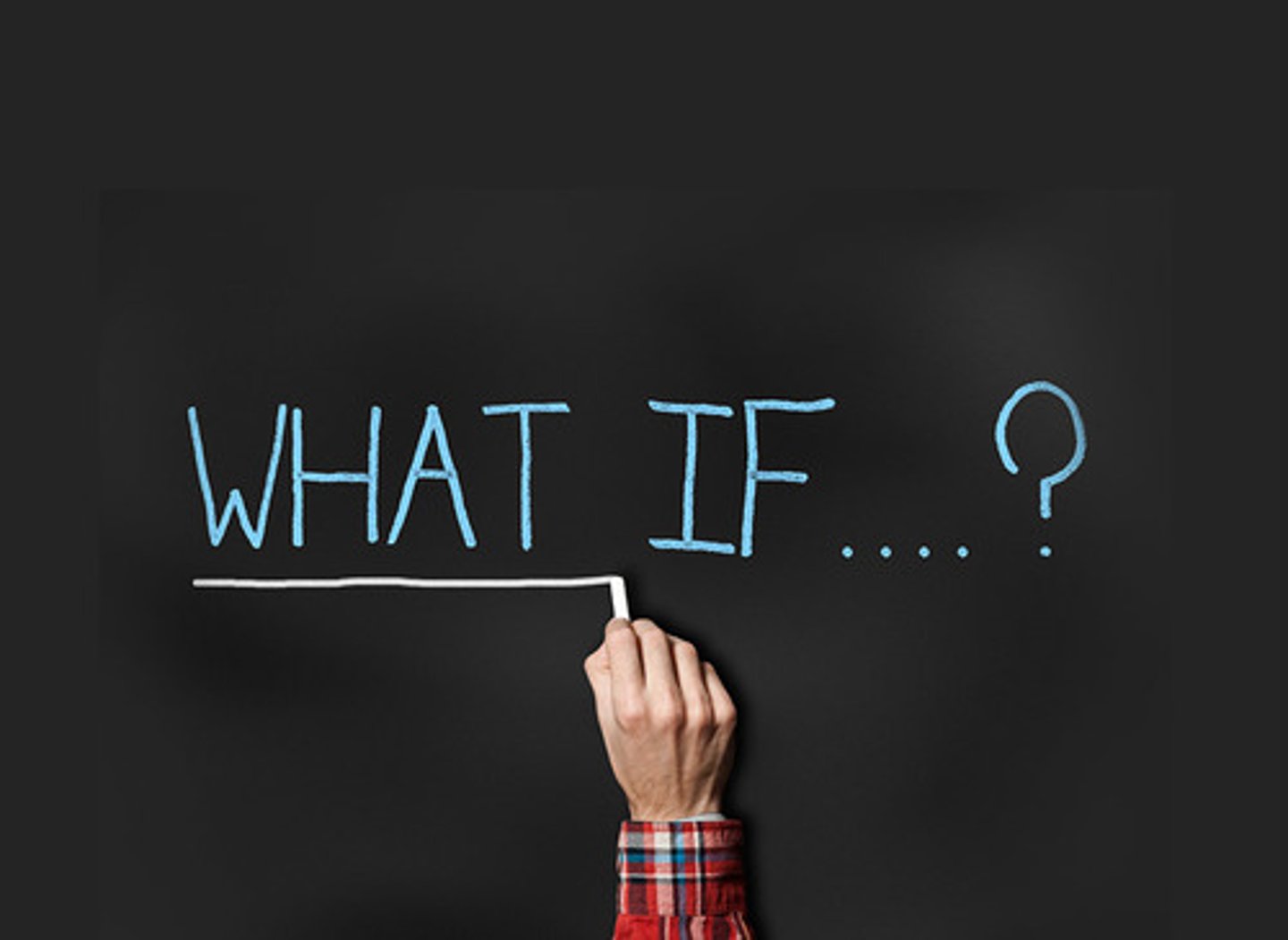 <p>Considering 'what if' scenarios for decision-making.</p>