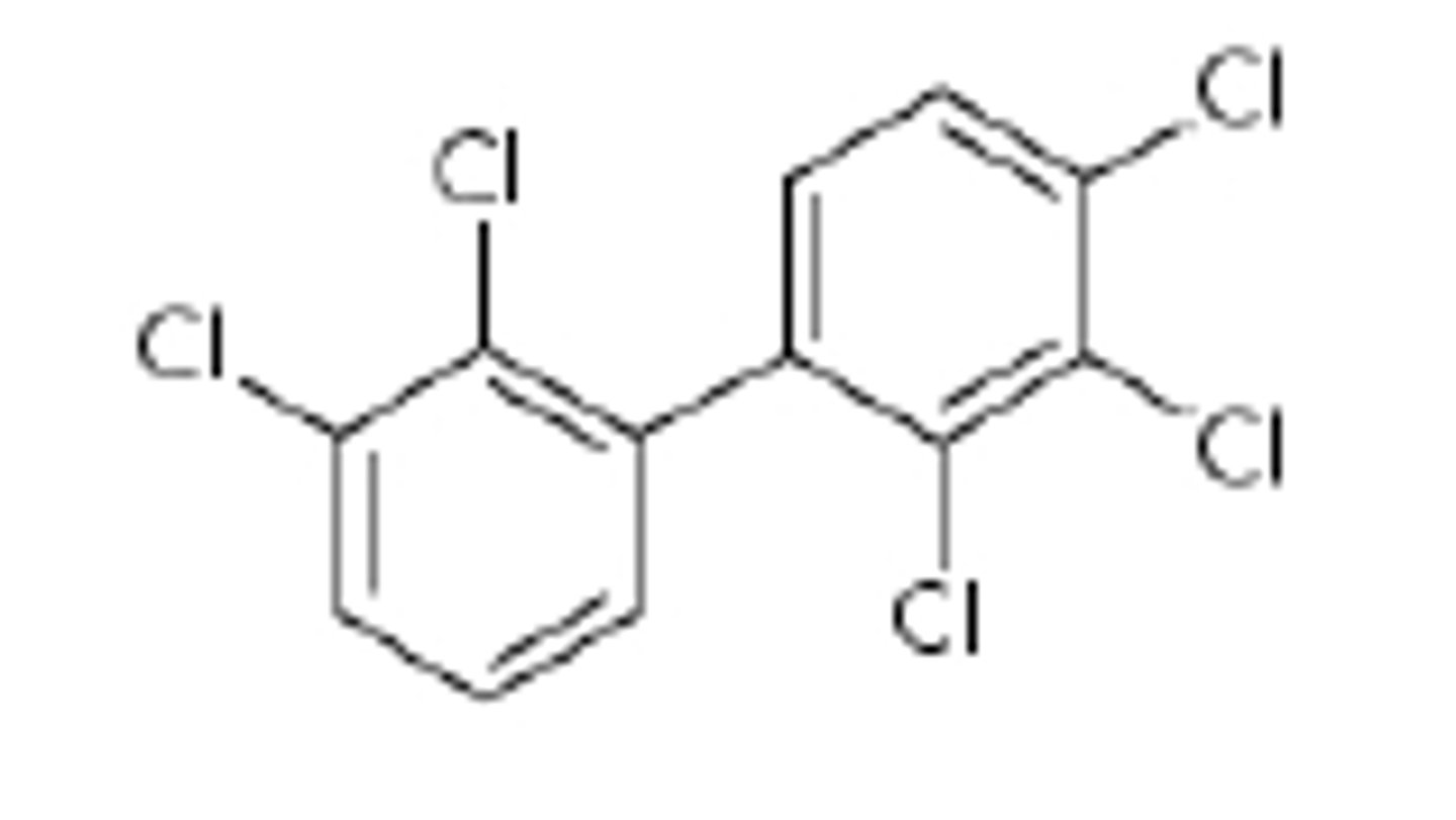 <p>A group of industrial compounds used to manufacture plastics and insulate electrical transformers, and responsible for many environmental problems.</p>