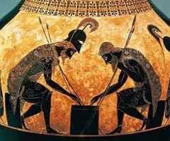 <p>Greatest of all the Greek heroes in Trojan War. Undone by his weak ankles.</p>