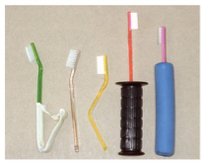 <p>Hypersensitive to brushing teeth </p><p>Massage the area</p><p>Flavored Toothpastes</p><p>Social stories to prepare</p><p>Adapt the task (modify the toothbrush)</p><p>MC/ML – directionality/transfer</p><p>Biomechanical/Developmental – FM Skills</p><p></p>