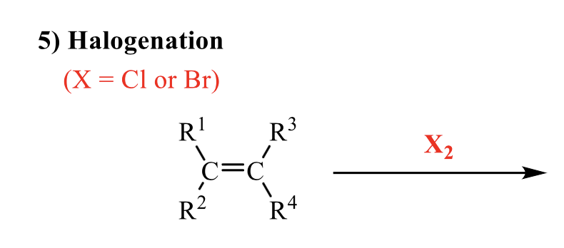 <p>what is the product of this alkene rxn</p>