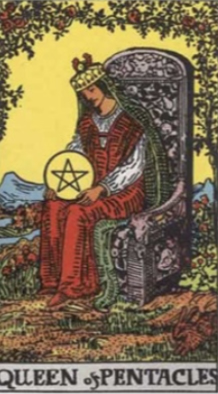 Queen of Pentacles- Upright