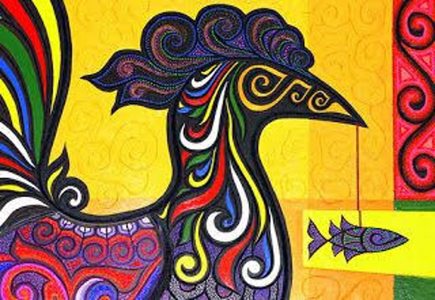 <p>a bird or cock-form; symbol of a messenger</p>