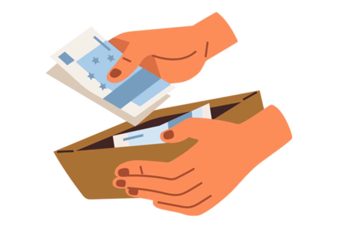 <p>wydać dużo pieniędzy na</p>