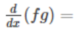 <p>product rule</p>