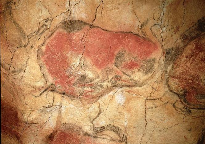 <p>How were the Altamira cave paintings created, and what do they represent? (Paleolithic)</p>